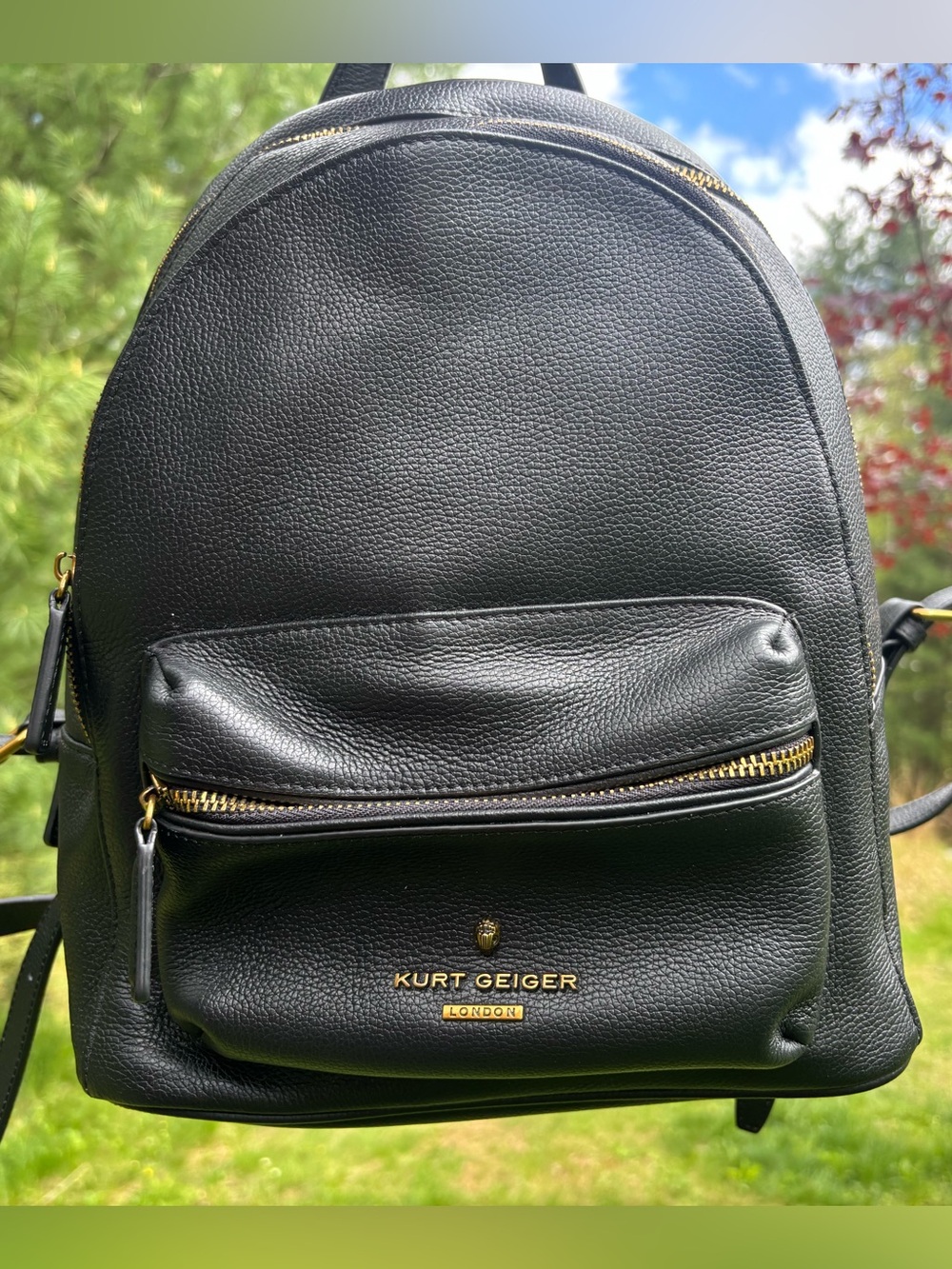 Kurt Geiger Leather Backpack
